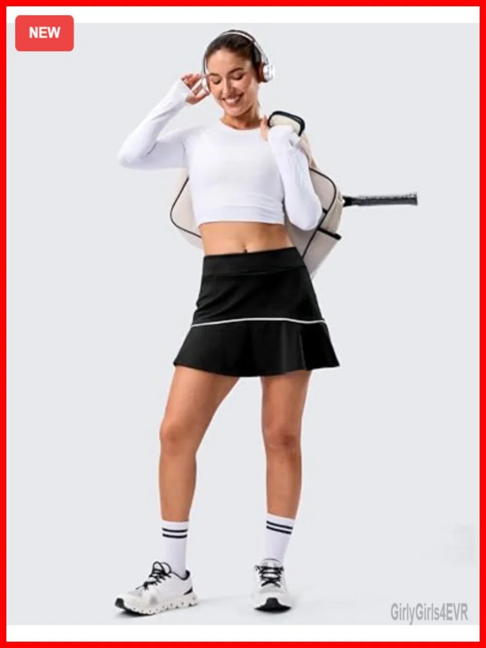 Pleated Ruffle Tennis Skort 14